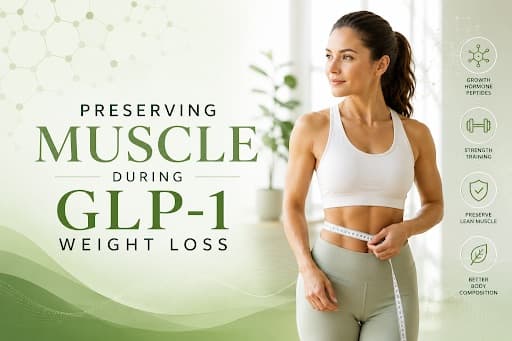 Preserving Muscle During GLP-1 Weight Loss: Growth Hormone Peptides and Training