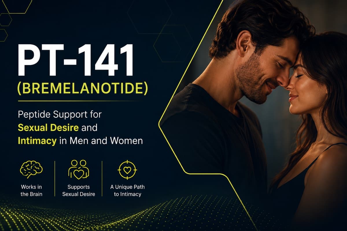 PT-141 (Bremelanotide): Peptide Support for Sexual Desire and Intimacy in Men and Women